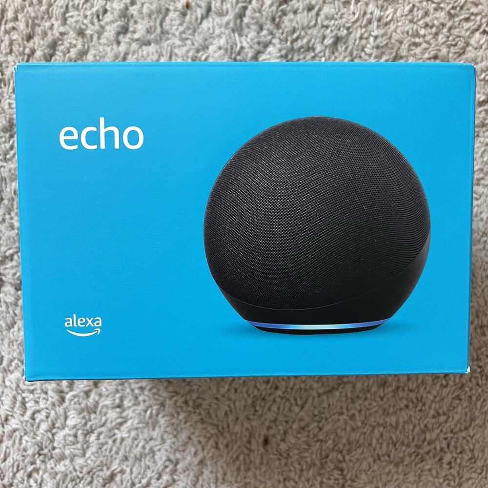 Amazon Echo(4th Gen)Smart Speaker - Charcoal - Factory Sealed